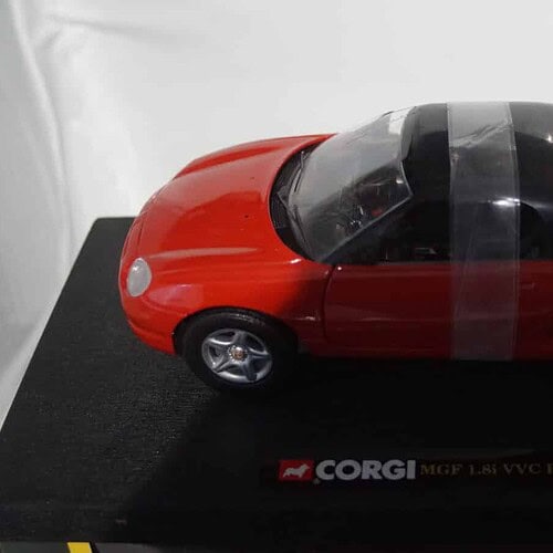 Corgi MG MGF Hard Top Flame Red 1:18th 95101