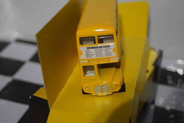Corgi london route master bus yellow culture bus 1:36th 469