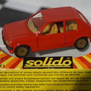 Solido peugeot 205 gti 1508 red 1:43rd