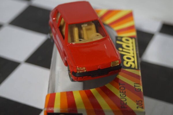 Solido peugeot 205 gti 1508 red 1:43rd