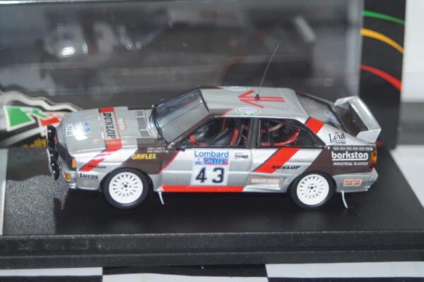 Trofeu audi quattro rac rally 1985 h.demuth 1:43rd scale rr.uk 95