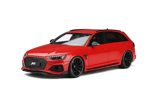 GT Spirit Audi ABT RS4-S B9 Avant Misano Red 2021 1:18 Resin GT850