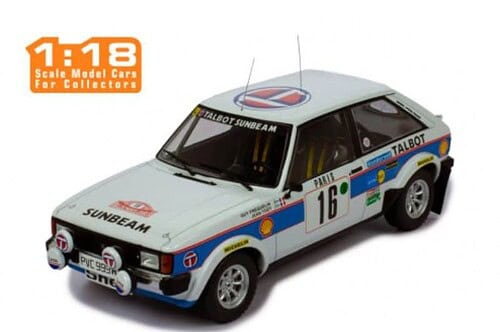 Ixo talbot lotus sunbeam m.carlo g.frequelin 1981 1:18 scale 18rmc095a