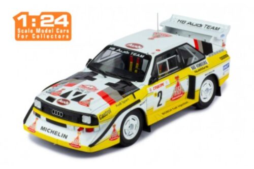 Ixo Audi Sport Quattro S1 Monte Carlo W.Roehrl 1:24 scale 24RAL020b