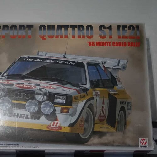 Beemax Audi quattro S1 1986 Monte Carlo bmx24035 1:24 Plastic