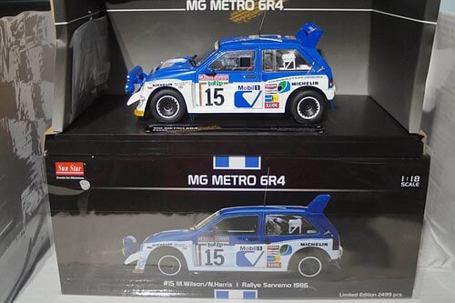 Sunstar MG Metro 6R4 Sanremo Rally 1986 M.Wilson 5533 1:18