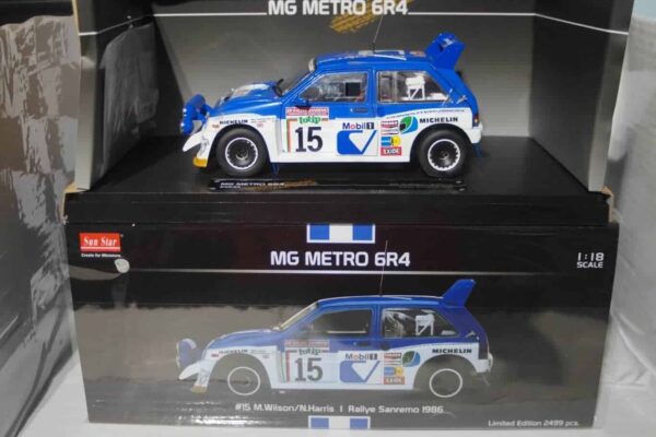 Sunstar MG Metro 6R4 Sanremo Rally 1986 M.Wilson 5533 1:18