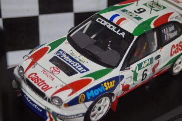 Autoart toyota corolla wrc australia 98 d.auriol 1:18 scale 80024 - very tatty box