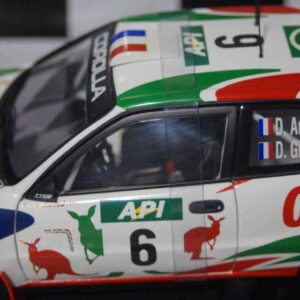 Autoart toyota corolla wrc australia 98 d.auriol 1:18 scale 80024 - very tatty box