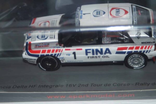Spark lancia delta hf integrale 16v 2nd tour de corse 1991 d.auriol 1:43 resin s9009