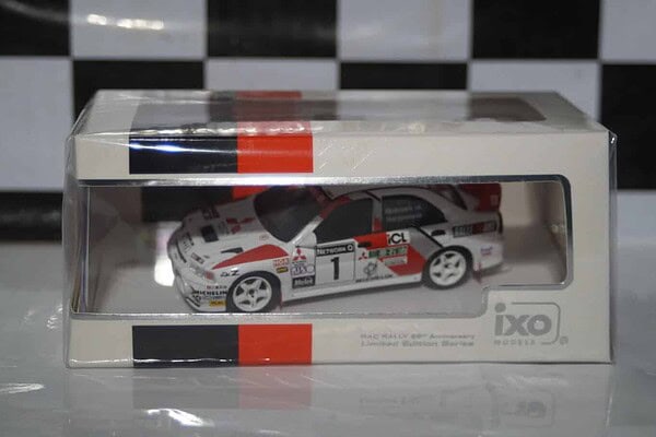 Ixo mitsubishi lancer evo iv, no1 rac rally 25th anniversary t.makinen ixorac393lq