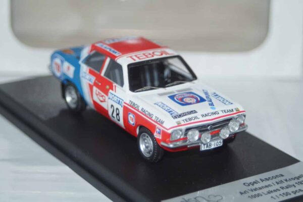 Trofeu opel ascona 1000 lakes rally ari vatanen 1975 1/43 dsn1:43-53
