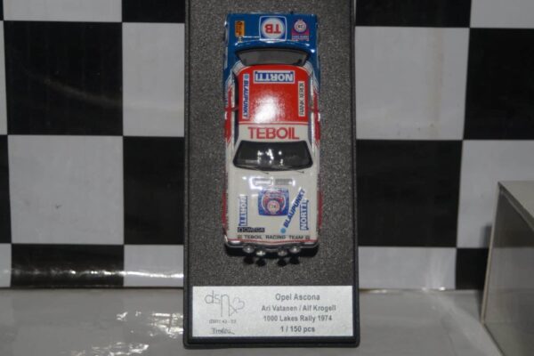 Trofeu opel ascona 1000 lakes rally ari vatanen 1975 1/43 dsn1:43-53