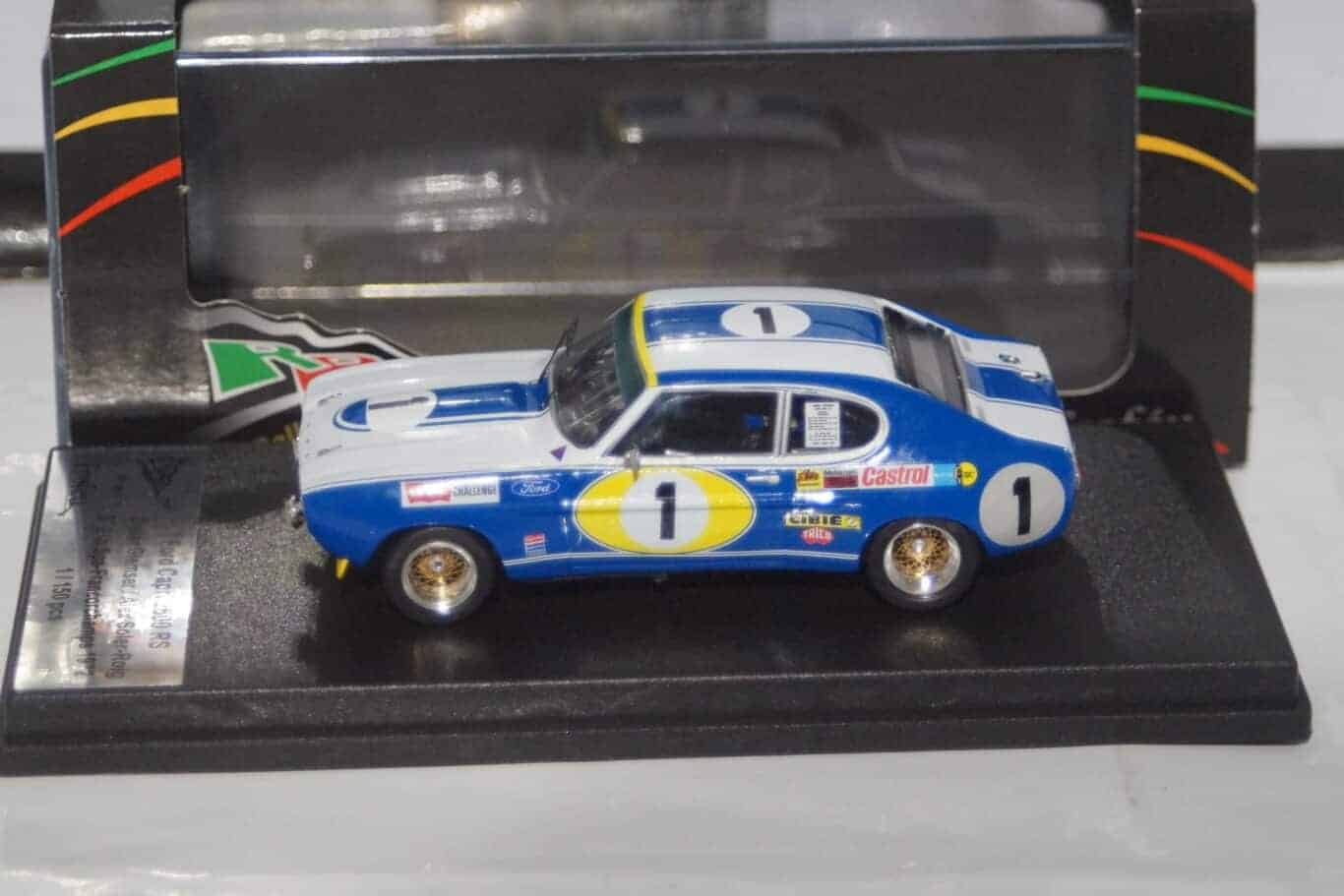 Modellino Trofeu Ford Capri 2600 RS 1/43 - 24h Spa 1972 No.1 Glemser - Resina Spark