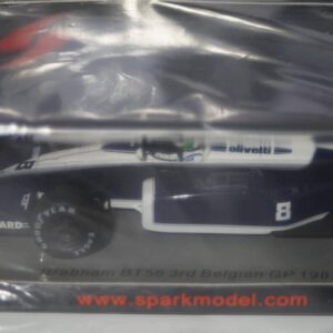 Spark brabham bt56 3rd belgian gp andrea de cesari 1987 1:43 resin s7107