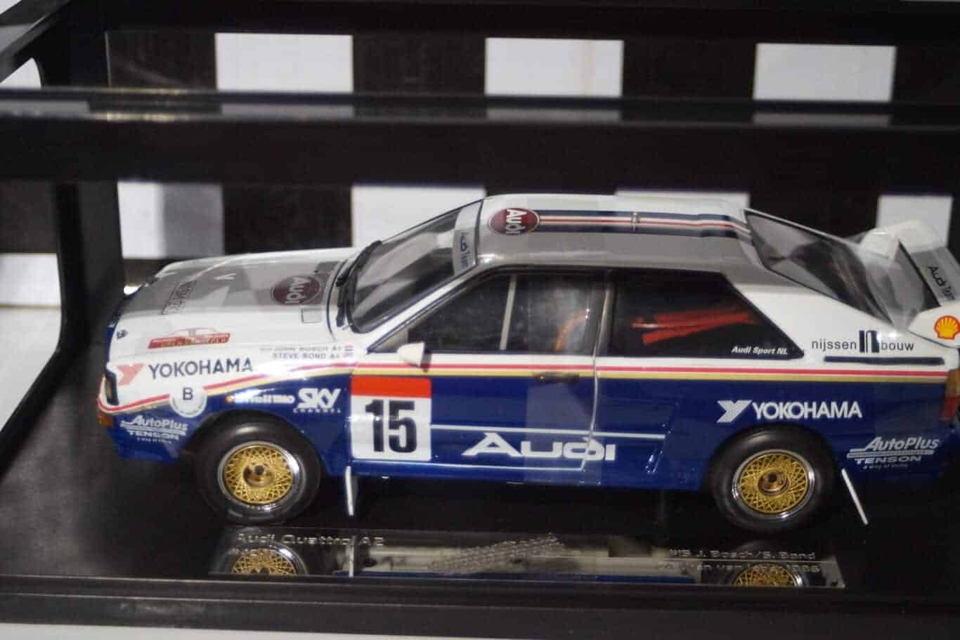 Audi Quattro A2 Rallye Hong Kong-Pékin 1985 - 1/18 Sun Star (4247) - Diecast