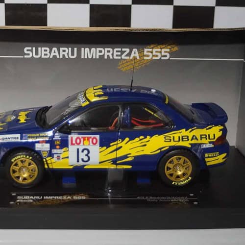 Sun star subaru impreza 555 rally australia 1996 no13 p.bourne ref 5505