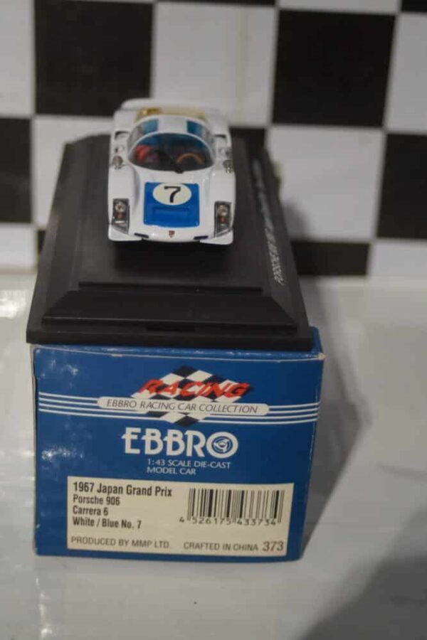 Ebbro porsche 906 1967 japan grand prix no7 ref 373 1:43 diecast
