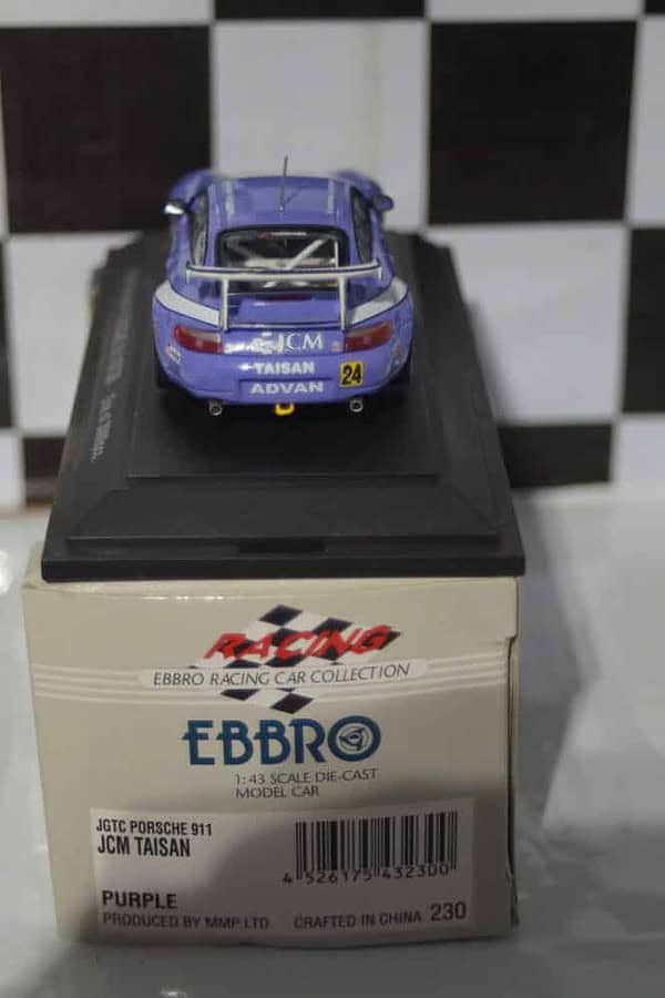 Ebbro porsche 911 gt jgtc jcm taisan ref 230 1:43 diecast