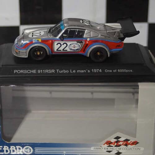 Ebbro Porsche 911 RSR Turbo 22 Le Mans 1974 Ref 536 1:43 Diecast