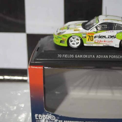 Ebbro 70 Fields Gaikokuya Advan Porsche JGTC 2004 Ref 599 1:43 Diecast