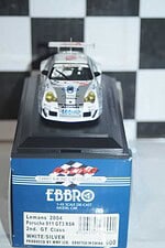 Ebbro porsche 911 gt3 rsr 2nd le mans 24 hours 2004 ref 600 1:43 diecast