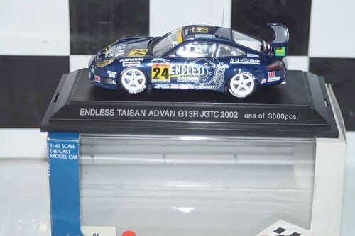 Ebbro porsche 911 endless taisan advan gt3r jgtc 2002 ref 370 1:43 diecast