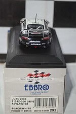 Ebbro JGTC 2002 Porsche 910 Rodeo Drive Advan GT3R Ref 292 1:43 Diecast