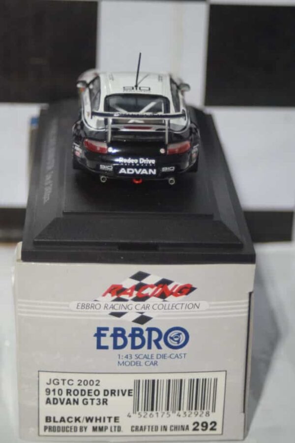 Ebbro JGTC 2002 Porsche 910 Rodeo Drive Advan GT3R Ref 292 1:43 Diecast