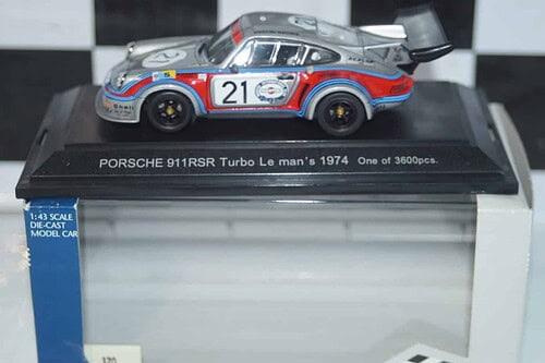 Ebbro porsche 911 rsr turbo 21 le mans 1974 ref 535 1:43 diecast