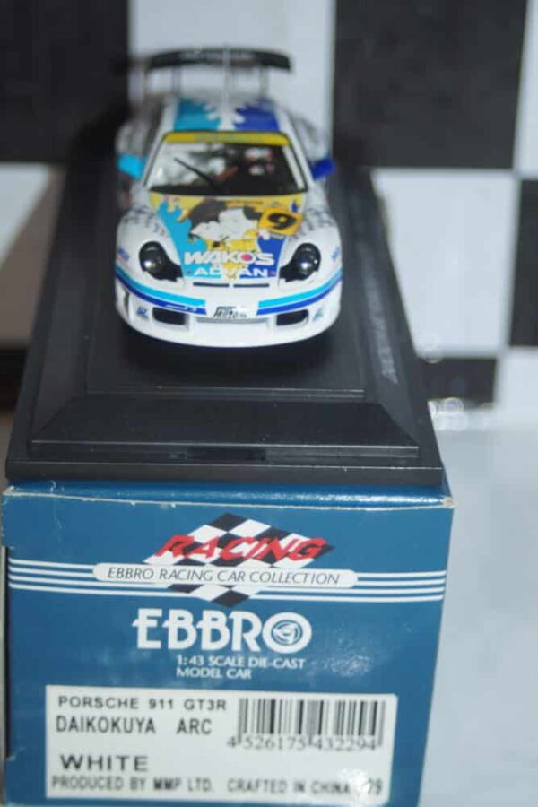 Ebbro porsche 911 gt3r daikokuya arc  ref 229 1:43 diecast