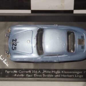 Schuco porsche carrera 356 a mille miglia klassensieger 1957 ref 02505 1/43