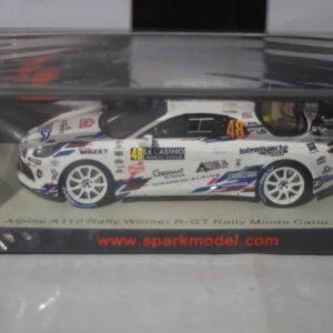 Spark alpine a110 rally monte carlo 2022 raphael astier 1:43 resin s6700