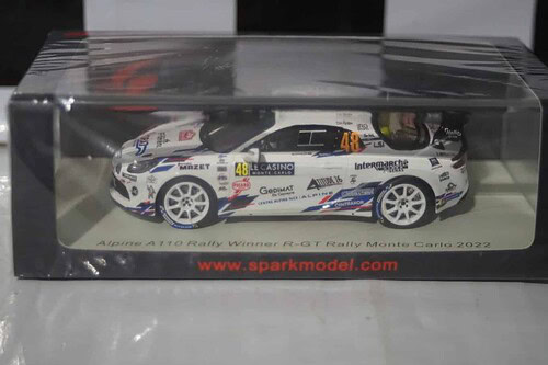 Spark alpine a110 rally monte carlo 2022 raphael astier 1:43 resin s6700