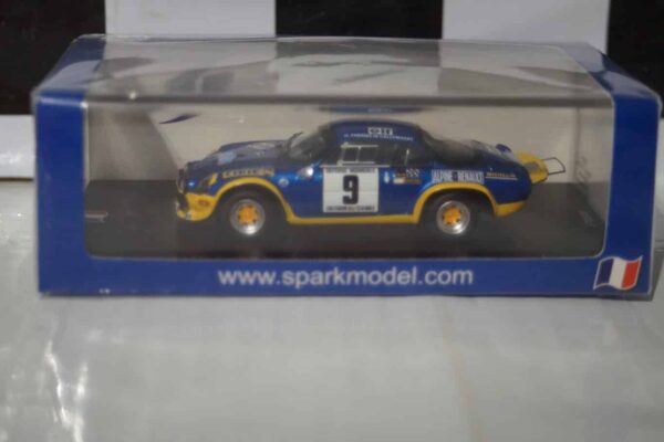 Spark alpine a10 turbo vainqueur critrium des cevennes  1972 jl.therier 1:43 resin sf228