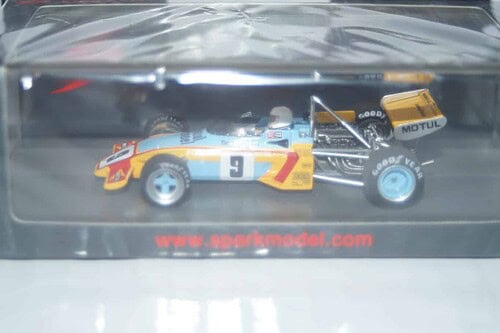 Spark BRABHAM BT38 No2 Winner Hockenheim F2 1972 Tim Schenken 1:43 Resin S7438