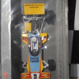 Spark brabham bt38 no2 winner hockenheim f2 1972 tim schenken 1:43 resin s7438