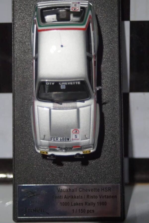 Trofeu vauxhall chevette hsr 1000 lakes rally 1980 p airikkala rr.fi 25 diecast