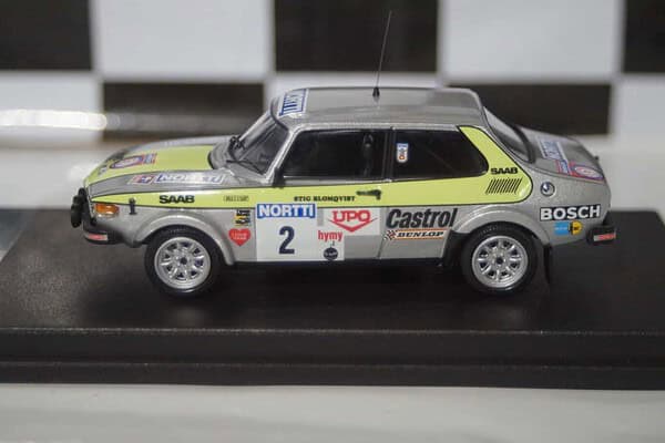 Trofeu saab 99 1000 lakes rally 1976 stig blomqvist 1:43rd scale dsn1:43-57
