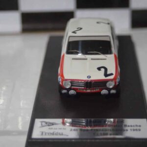 Trofeu bmw 2002 tik 24hr spa-francorchamps 1969 rally hubert hahne 1/43 scale rr.be 44