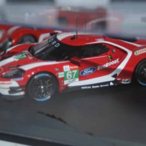 Ixo ford gt 2 car set lemans 1967 & 2019 ecoboost 3.5l ref fgt-43003 1:43 set-2