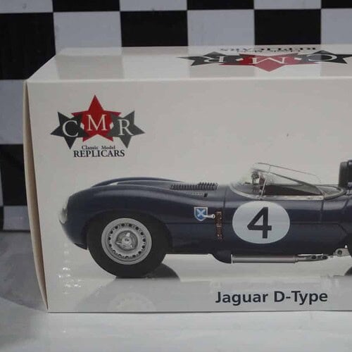 CMR Jaguar D-type No4 Sanderson/Flockart Winner 24h LM 1956 CMR142 1:18