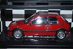 Norev peugeot 205 gti 1.9 pts rims 1991 red 1:18 scale 184848