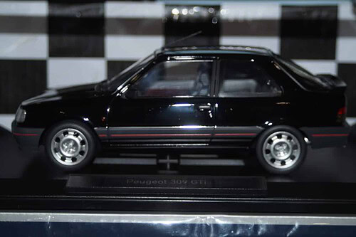 Norev peugeot 309 gti 1990 black 1:18 scale 184885