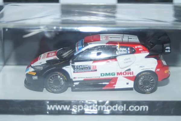 Spark toyota gr yaris rally 1 4th safari 2022 s.ogier 1:43 resin s6707