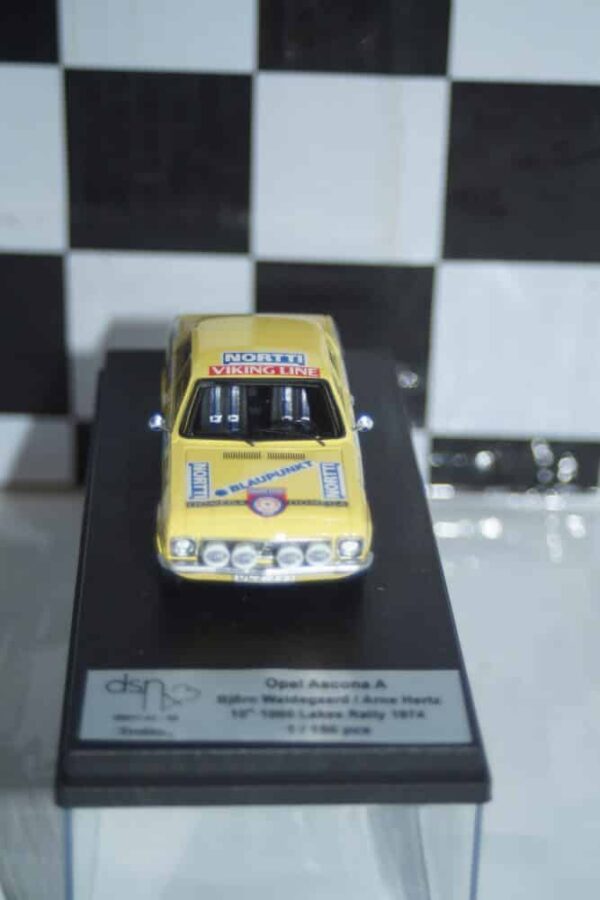 Trofeu opel ascona 10th 1000 lakes rally 1974 bjorn waldegaard 1/43 dsn1:43-46