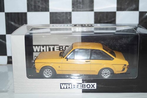 Whitebox ford escort mkii 1600 sport yellow 1:24 wb124129