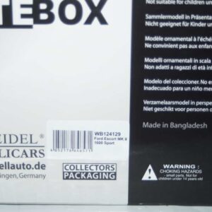 Whitebox ford escort mkii 1600 sport yellow 1:24 wb124129