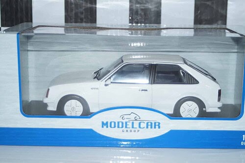 Model car group opel kadett d gte 1983 white mcg18268