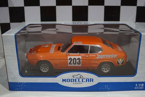 Model Car Group Ford Capri MK1 M.Carlo 1973 E.Schimpf Orange MCG18297R